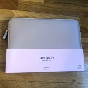 NWT Kate Spade Slim Laptop Sleeve - Blush Pink